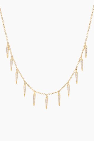 Collar 10 Pinchos Dorado