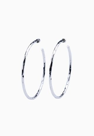 Aro Irregular 6.5 cm Plateado