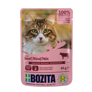 Bozita kawałki w sosie z wołowiną 85g