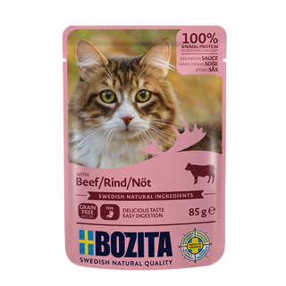 Bozita kawałki w sosie z wołowiną 85g