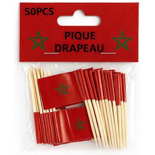 Paquet 50 Piques Maroc 6,5 Cm