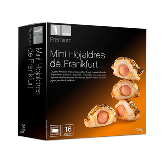 Mini Hojaldres Frankfurt Premium C.256G