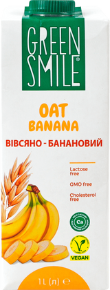 Напій Green Smile вівсяний з наповнювачем Банан 1 кг