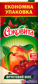 Напій соковий Соковита Фруктовий мікс 1.93 л