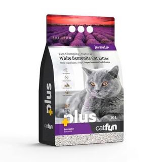 კატის ქვიშა CatFun plus 10 L– ლავანდა