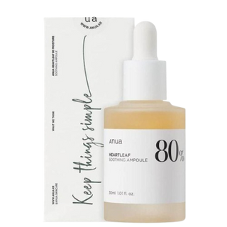 ANUA HEARTLEAF 80% MOISTURE SOOTHING AMPOULE 30ML
