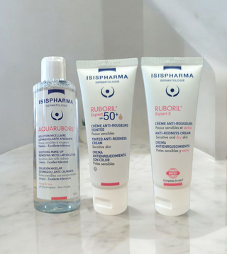 ISISPHARMA PACK PEAU SENSIBLE ET SECHE AQUARUBORIL 100ML + RUBORIL EXPERT ANTI-ROUGEURS SPF50+40ML+ RUBORIL EXPERT S 40ML