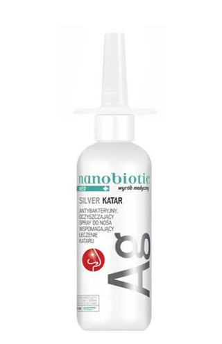 Nanobiotic Med Silver spray na katar 30 ml