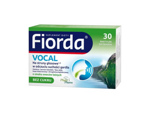 Fiorda Vocal o smaku owoców leśnych 30 pastyl.