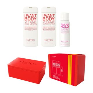 Eleven Australia Volume Holiday Trio Zestaw: szampon nadający objętość + odżywka nadająca objętość + lakier do włosów