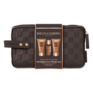 Baylis&Harding Black Pepper&Ginseng Mens The Essentials Travel Wash Bag Gift Set