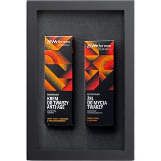 Zew For Men zestaw regenerująco-oczyszczający: Żel do mycia twarzy 100ml + Krem do twarzy 50ml