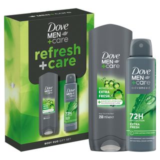 Dove zestaw Men+Care Extra Fresh: Żel pod prysznic + Antyperspirant