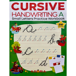 Cursive Handwriting A: Small Letters Practice Workbook (AXORA)