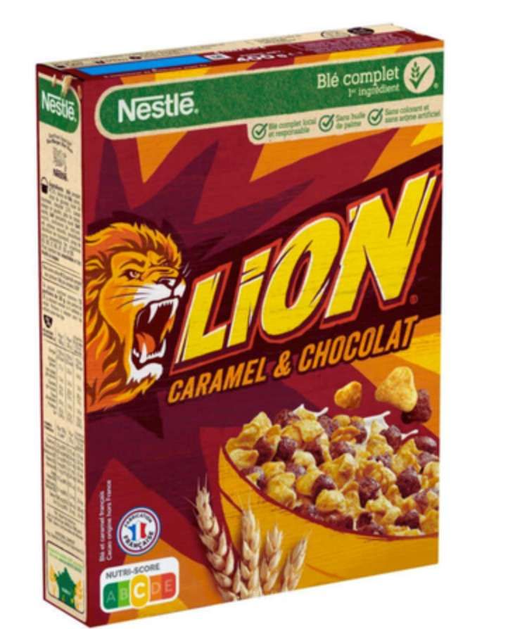 Nestlé Lion Céréales Caramel et Chocolat