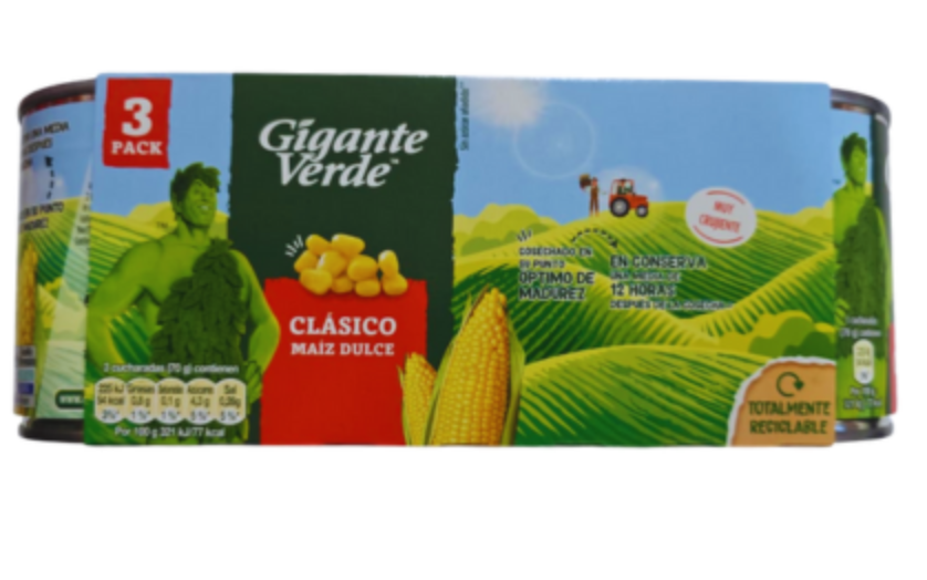 Gigante Verde Maïs Doux 3 Pack