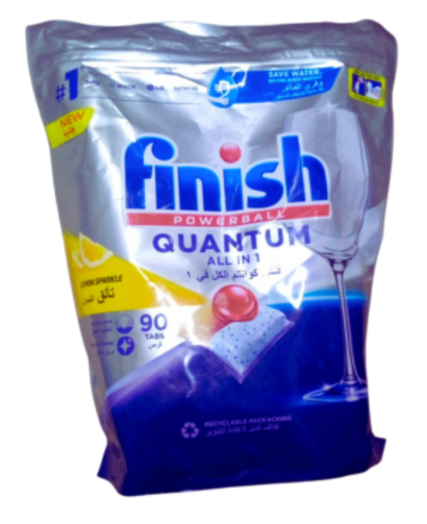 Finish Quantum All In 1 Citron – 90 Tablettes