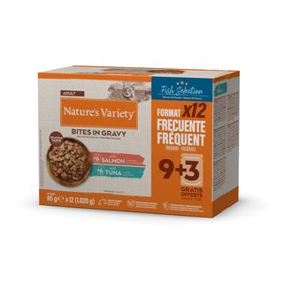 Ntv Cat Bites In Gravy Ad Sal&Atu 12X85G