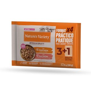 Ntv Cat Bites In Gravy Kit Pol&Sal 4X70G