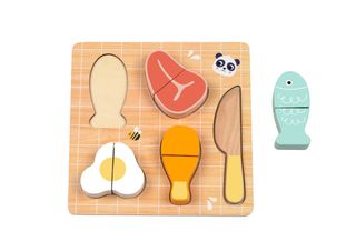 საჭმლის დასაჭრელი – ხის როლური სათამაშო ნაკრები