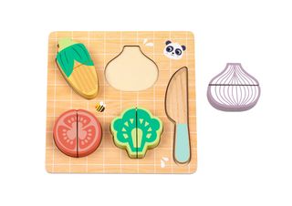 ბოსტნეულის დასაჭრელი – ხის როლური სათამაშო ნაკრები