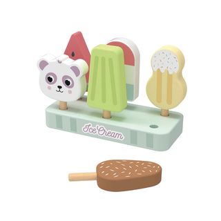 ნაყინის ნაკრები – ხის როლური სათამაშო