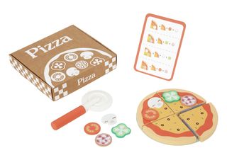 პიცის ნაკრები – ხის როლური სათამაშო კომპლექტი