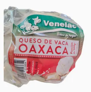 Queso Oaxaca 500Gr Venelac