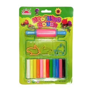 Pâte À Modeler 12 Couleurs Avec Outils.