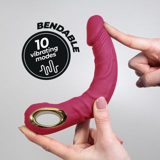 Vibrador Realista Magnus Rosa Crushious — 10 Modos | Recarregável USB | 22.5cm