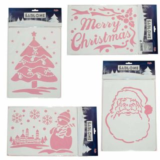 Šablone za oslikavanje prozora 6/1 set, sorto