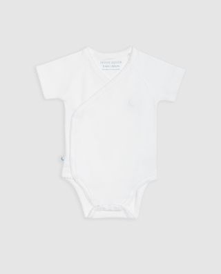 Body Kimono Blanco Manga Corta 3-6m