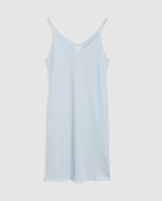 Camisón Mujer Tirantes Azul Corto S