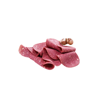 SAUCISSE BOEUF A L'AIL FUME 100g