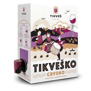 Vino Tikvesko Crveno 3L