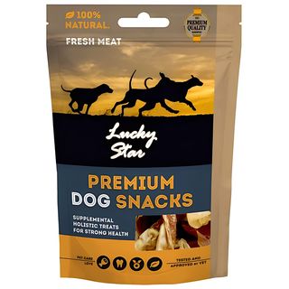 Ласощі для собак Lucky Star 85 г Кроляче вухо з м'ясом качки - [1250163]