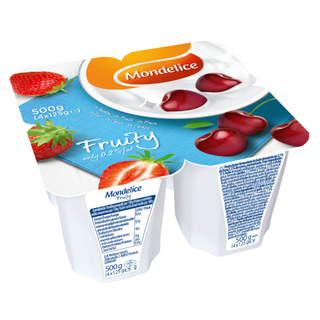 Մոնդելին յոգուրտ ելակ բալ 125գ