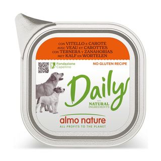 Almo Nature Daily Menu Dog Vitello e Carote 100g