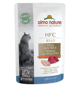 Almo Nature HFC Jelly Adult Cat Tonno con Sogliola 55g