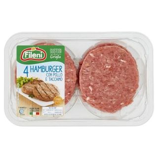 FILENI HAMBURGER POLLO&TACCHINO GR400