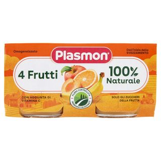 PLASMON OMOGENEIZZATO 2X80GR 4 FRUTTI