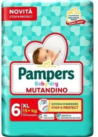 PAMPERS BABY DRY MUTANDINE XL 13PZ
