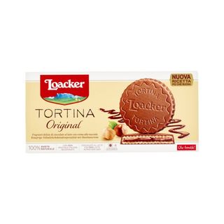 Loacker Tortina Original Wafer ricoperto di Cioccolato al Latte 3x21g