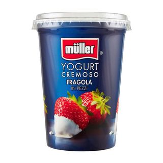 Müller Yogurt Cremoso Fragola in Pezzi 500g
