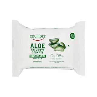 EQUILIBRA SALVIETTE STRUCCANTI ALOE 25PZ