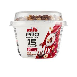 MILK HIGH PRO YOG.MIX BIA C/CIOCCOLATO/NOCCI.180GR
