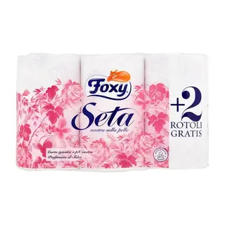 Foxy Carta igienica seta maxi 4+2