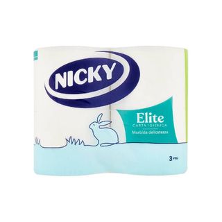 Nicky Carta Igienica Elite 3Veli X4