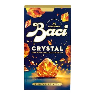 Baci Perugina Crystal Cioccolatini Fondenti Arancia Scatola 150g