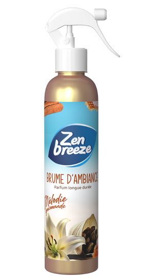 Zen Breeze Désodorisant Mélodie Gourmande 400ml